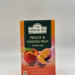 AHMAD  PEACH & PASSION FRUITS BLACK TEA 40G