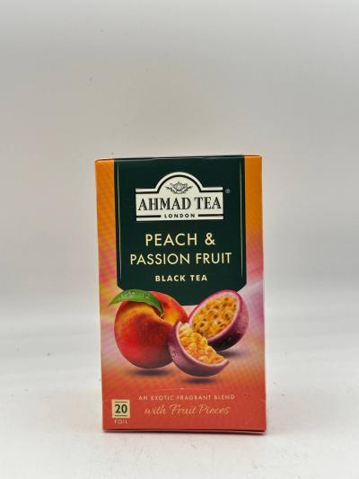 AHMAD  PEACH & PASSION FRUITS BLACK TEA 40G