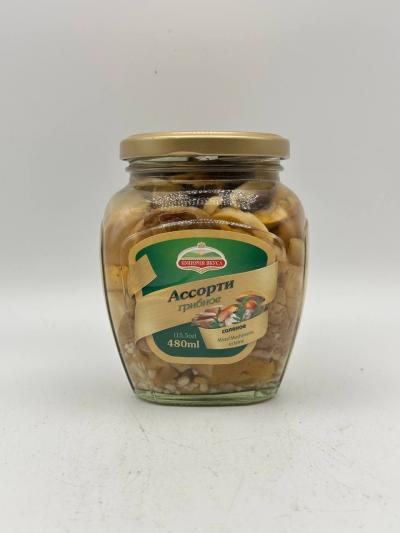 MIXED MUSHROOMS IN BRINE 480ML