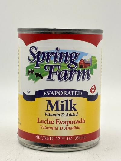 SPRING FARM EVAPRATED MILK 354ML