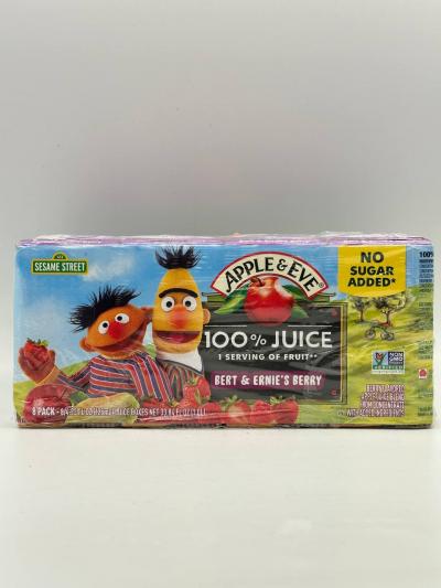 APPLE & EVE BERT & ERNIE'S BERRY X8 JUICE 125ML