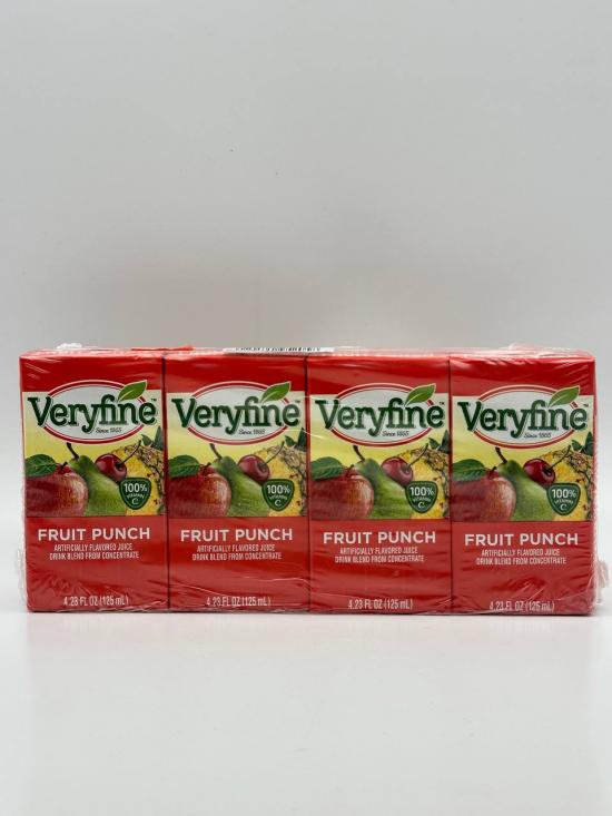 VERYFINE FRUIT PUNCH 125ML X4