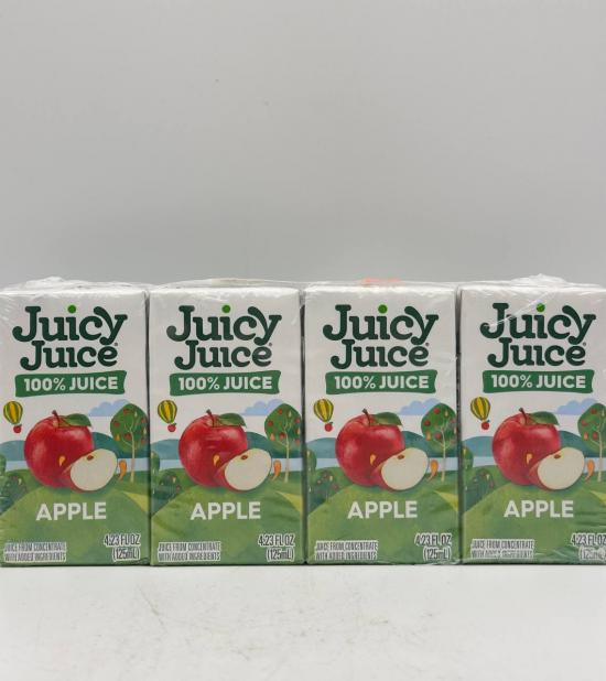 JUICY JUICE APPLE X4  125ML