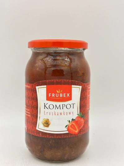 FRUBEX KOMPOT TRUSKAWKOWY 900g