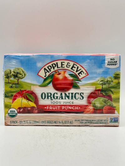 APPLE & EVE ORGANIC FRUIT PUNCH 200ML X8