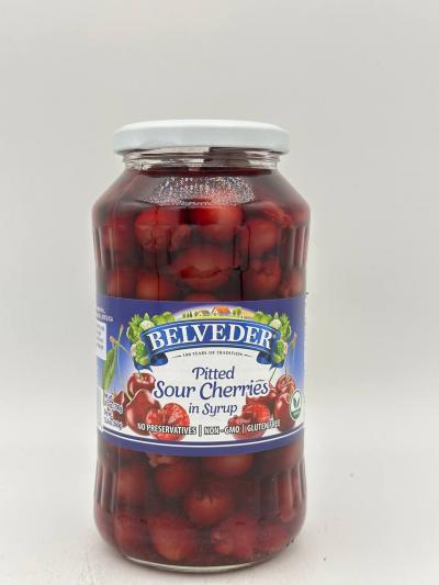 BELVEDER Pitted Sour Cherries in syrup 700g