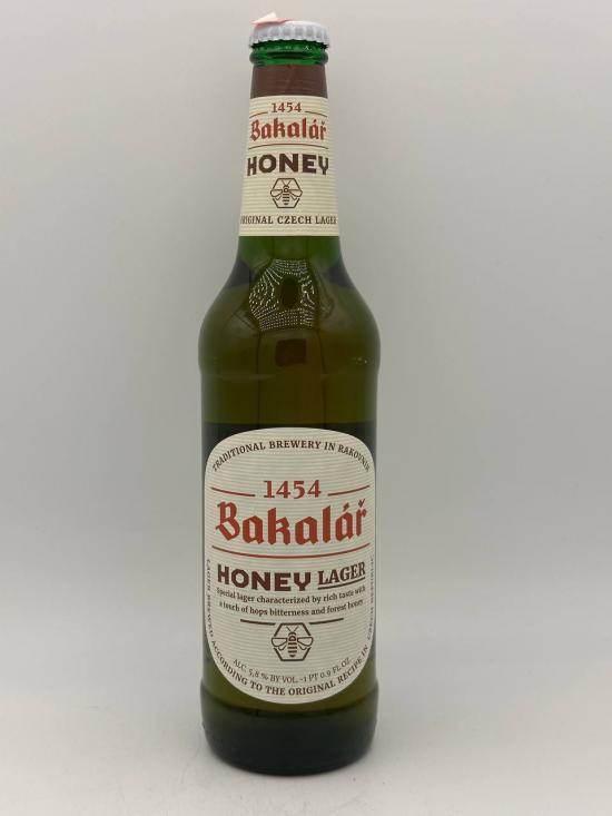 Bakalar Honey lager beer 0,9 oz