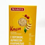 MAKFA Instant Oatmeal with Peach, Apricot and Caramel 200g