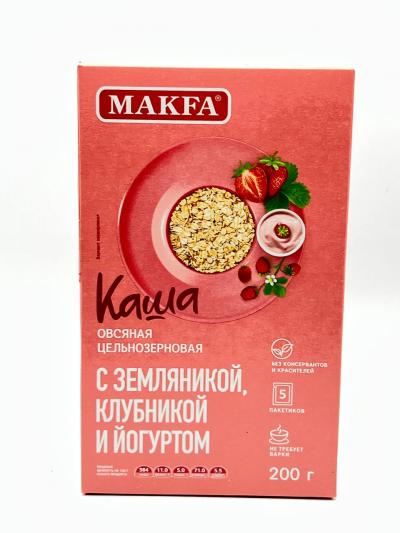 MAKFA Instant Oatmeal with Strawberries and Yoghurt 200g