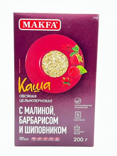 MAKFA Instant Oatmeal with Raspberries, Barberry and Rose Hips 200g