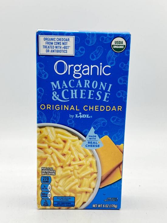 Organic Macaroni & Cheese Original Cheddar by LiDL 170g