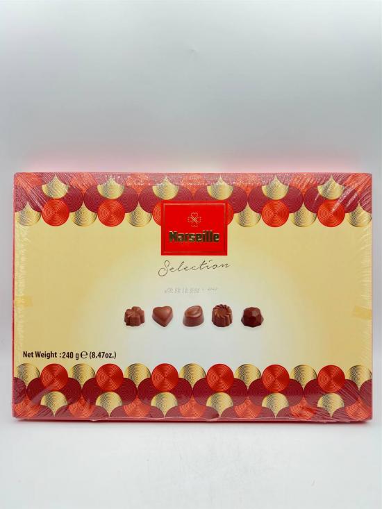 MARSEILLE SELECTION MILK CHOCOLATES 240G