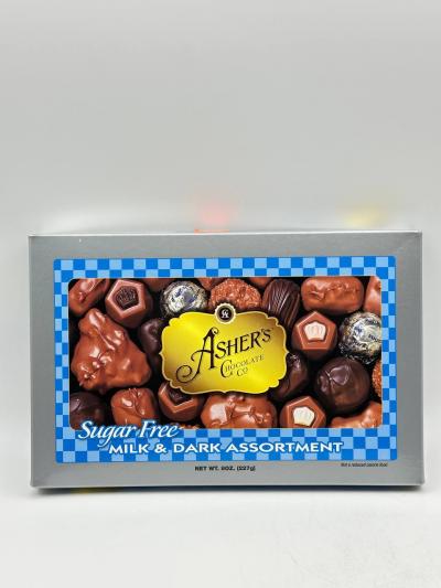 ASHER'S MILK & DARK CHOCOLATES 227G