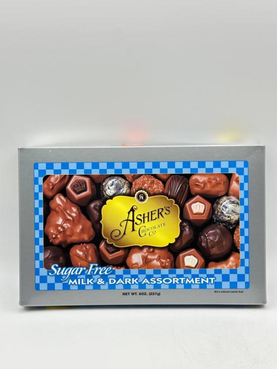 ASHER'S MILK & DARK CHOCOLATES 227G