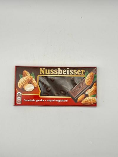 NUSSBEISSER CHOCOLATE WITH ALMOND 100G