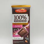 POBEDA DARK CHOCO & ALMOND 100G