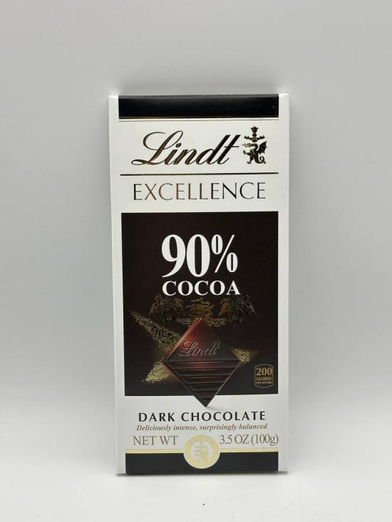 LINDT CHOCOLATE  90% COCOA 100G