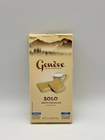 GENEVE SOLO WHITE CHOCOLATE 100G