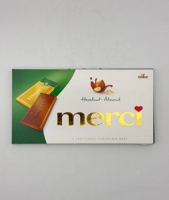 MERCI HAZELNUT-ALMOND 100G