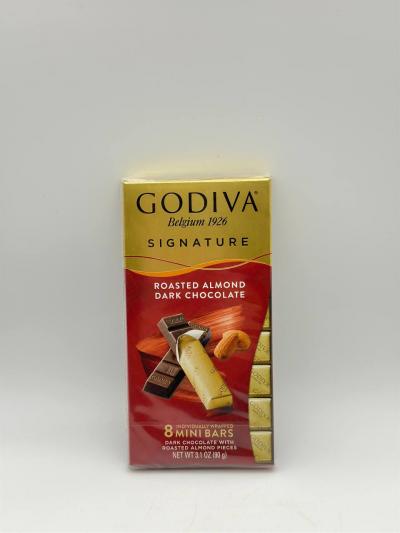 GOVIDA ROASTED ALMOND DARK CHOCO 90G