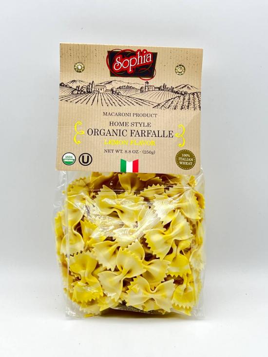 SOPHIA Organic Farfalle Lemon flv 250g