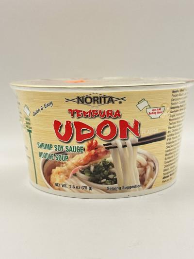 NORITA TEMPURA UDON SHRIMP SOY SAUCE NOODLE SOUP 75G