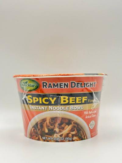 Ramen Delight Spicy Beef flv Noodle 95g