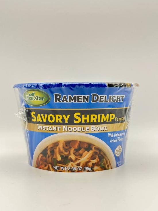 RAMEN DELIGHT SAVORY SHRIMP flv NOODLES 95g