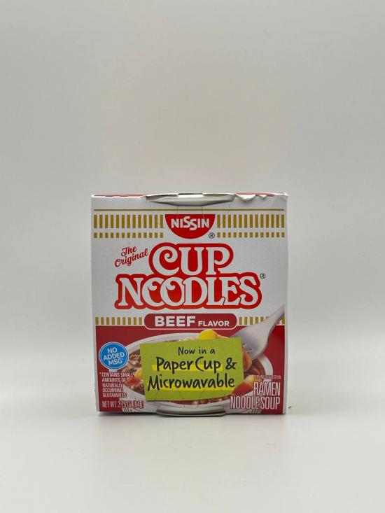 NISSIN CUP NOODLES BEEF flv 64g