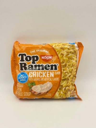 NISSIN TOP RAMEN chicken flv Noodle 85g