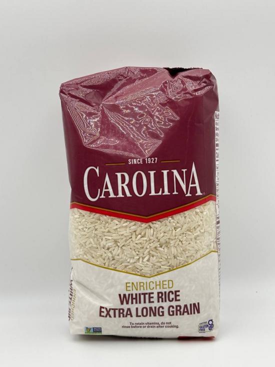 CAROLINA WHITE RICE EXTRA LONG GRAIN 3LB