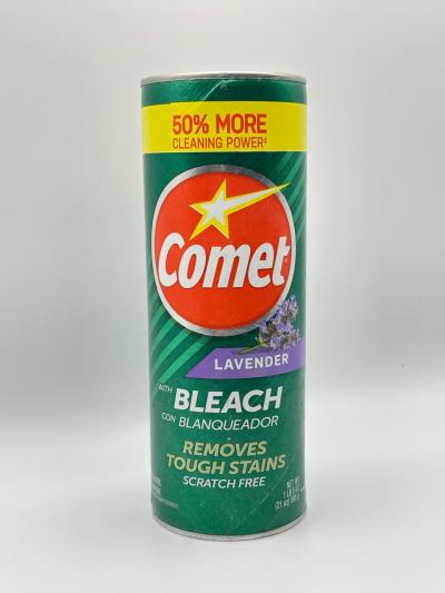 COMET with BLEACH REMOVES TOUGH STAINS 595g