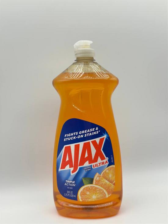 AJAX ULTRA ORANGE SCENT DISH LIQUID 828ml