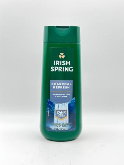 IRISH SPRING CHARCOAL REFRESH BODY WASH 591ml