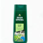 IRISH SPRING ALOE MIST MOISTURIZING FACE + FACE 24 H GEL DOUCHE 591ML