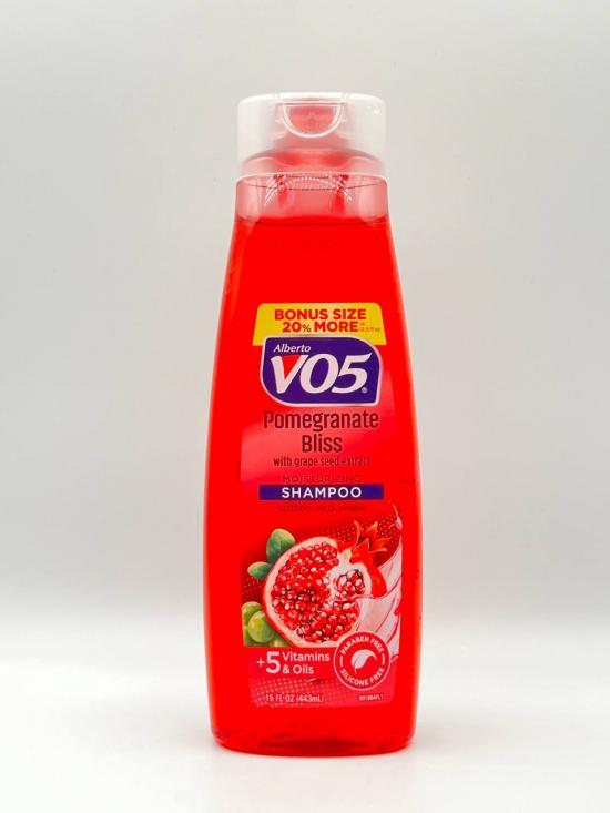 ALBERTO V05 POMEGRANATE BLISS MOISTRUZING SHAMPOO 443ML