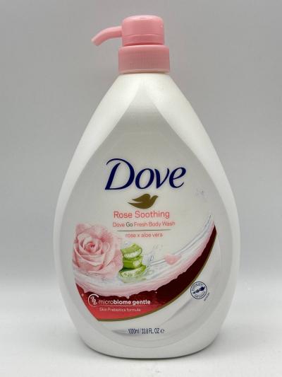 DOVE ROSE SOOTHING BODY WASH 1000ml