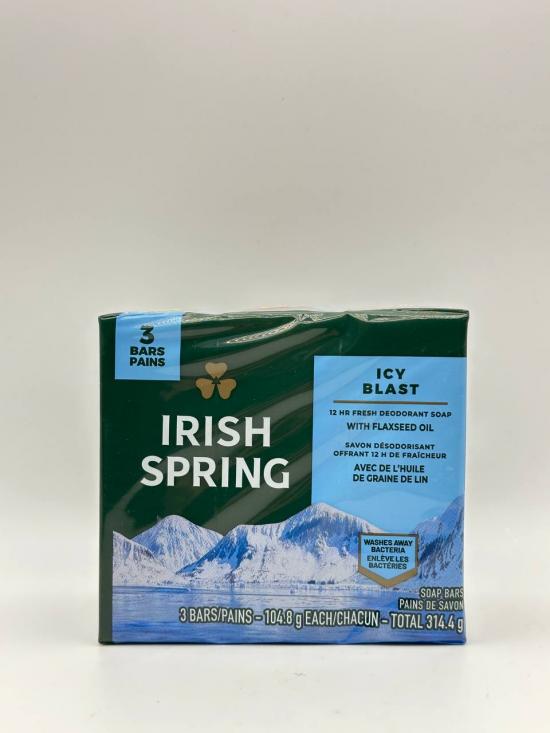 IRISH SPRING ICY BLAST SOAP BARS