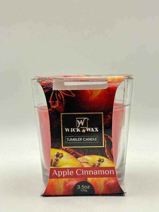 WICK & WAX APPLE CINNAMON 100G