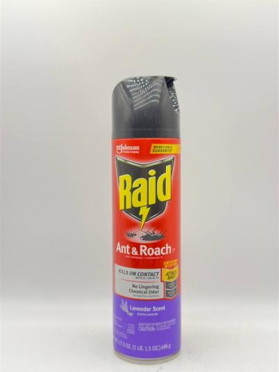 RAID ANT & ROACH KILLER LAVENDER SCENT 496G