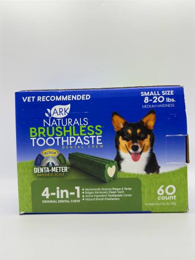 ARK NATURALS BRUSHLESS TOOTHPASTE  DENTAL CHEW 4- IN -1 992G