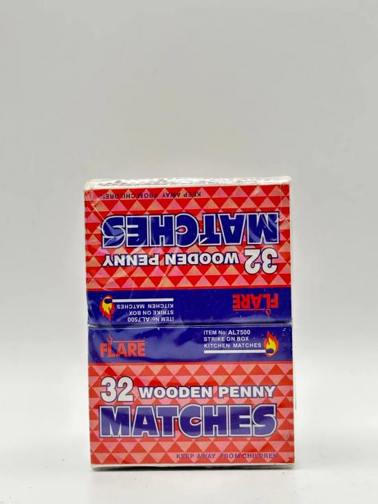 FLARE MATCHES 32 WOODEN PENNY 10 PACKS