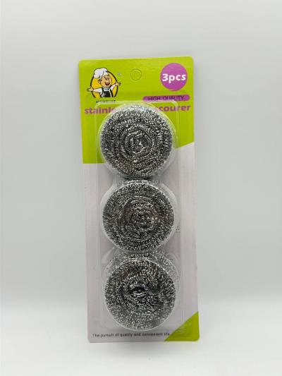 OUMEIJIE STAINLESS STEEL SCOURER 3 PCS