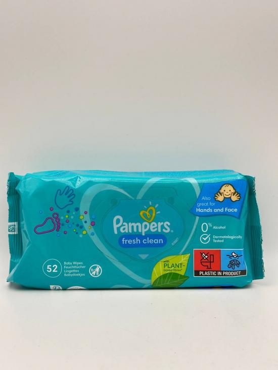 PAMPERS FRESH CLEAN 52 BABY WIPES