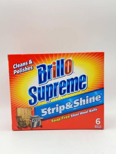 BRILLO SUPREME STRIP & SHINE 6 BALLS