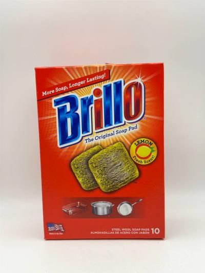 BRILLO THE ORIGINAL SOPE PAD LEMON FRESH SCENT  10PC