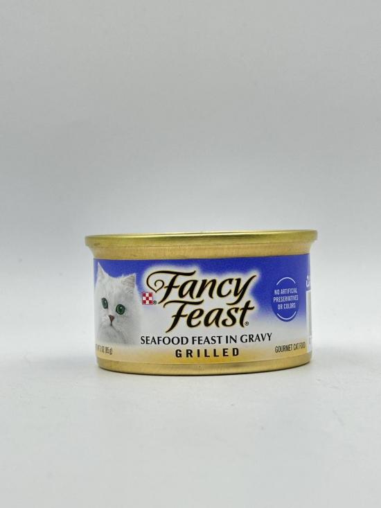 FANCY FEAST SEAFOOD FEAST IN GRAVY GRILLED 85G