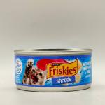 FRISKIES SHREDS WITH OCEAN WHITEFISH & TUNA IN SAUCE 156G CAT FOOD