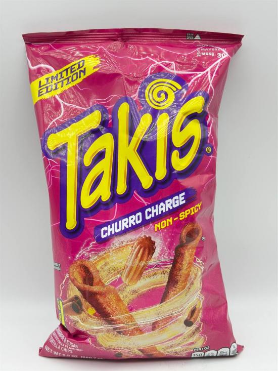 TAKIS CHRRO CHARGE NON-SPICY 9.9 OZ