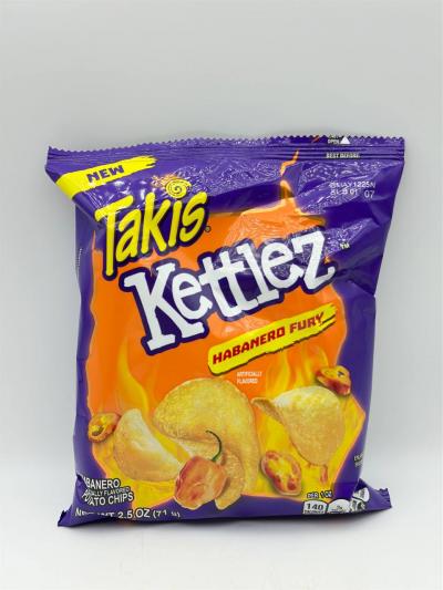 TAKIS KETTLEZ HABANERO FURY 2.5 OZ